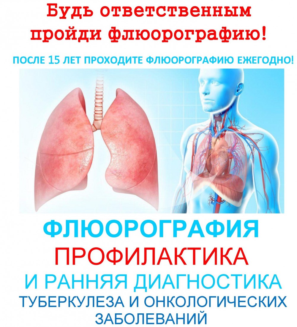 Будь ответственным - пройди флюорографию сегодня. - ГБУЗ «Пензенская РБ»